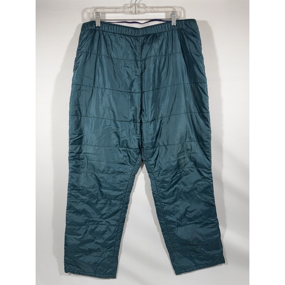 LL Bean‎ Snow Pants Womens XL Green Primaloft Gorpcore Ski Outdoor Winter